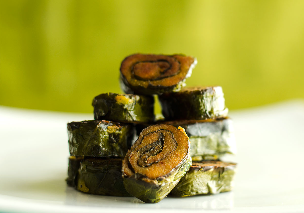 HIGHPROTEIN-yellowlentils-collardgreen-rolls-pinwheels-vegan-glutenfree-DELICIOUS-kidfriendly-familyfriendly-starter-side-snack-recipe-flavorsofnutrition